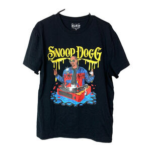 Snoop Dogg Supply Screenprint Graphic Band Tee T-Shirt Size Large